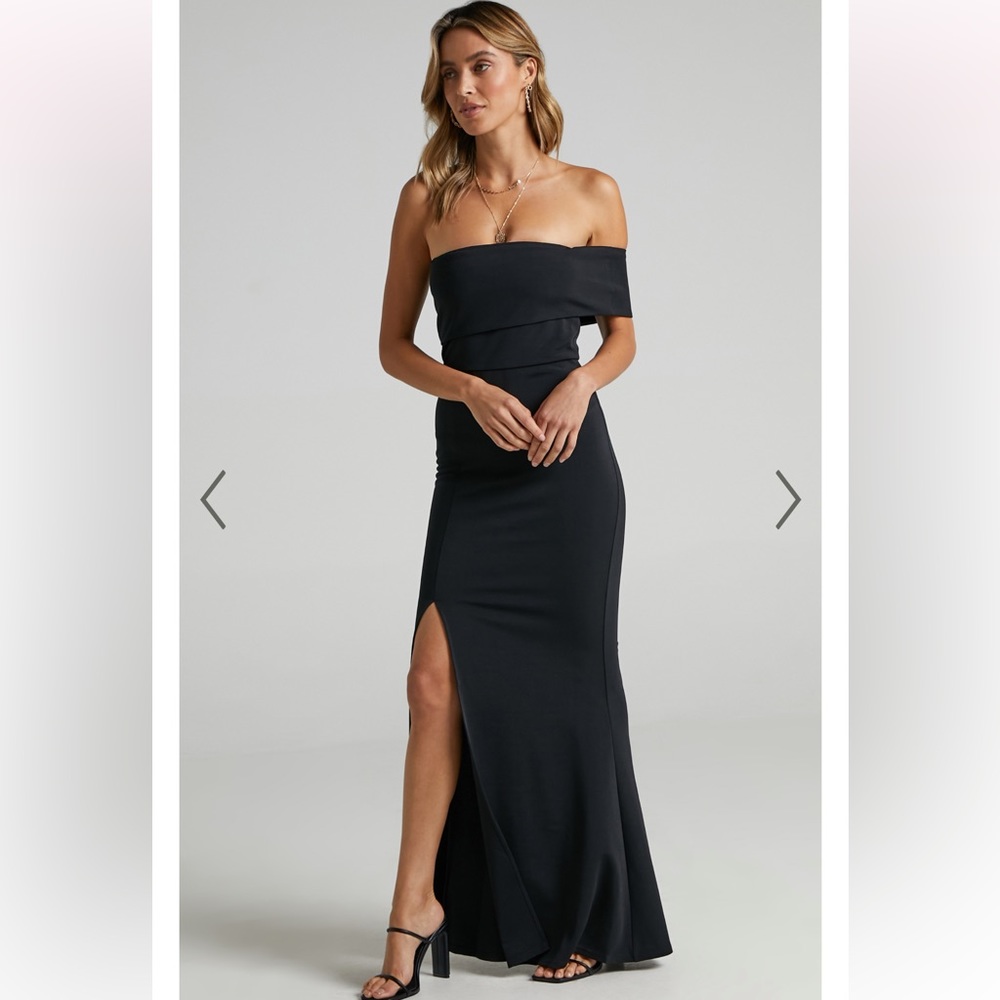 NWT - SHOWPO - Glamour Girl Maxi Dress in Black